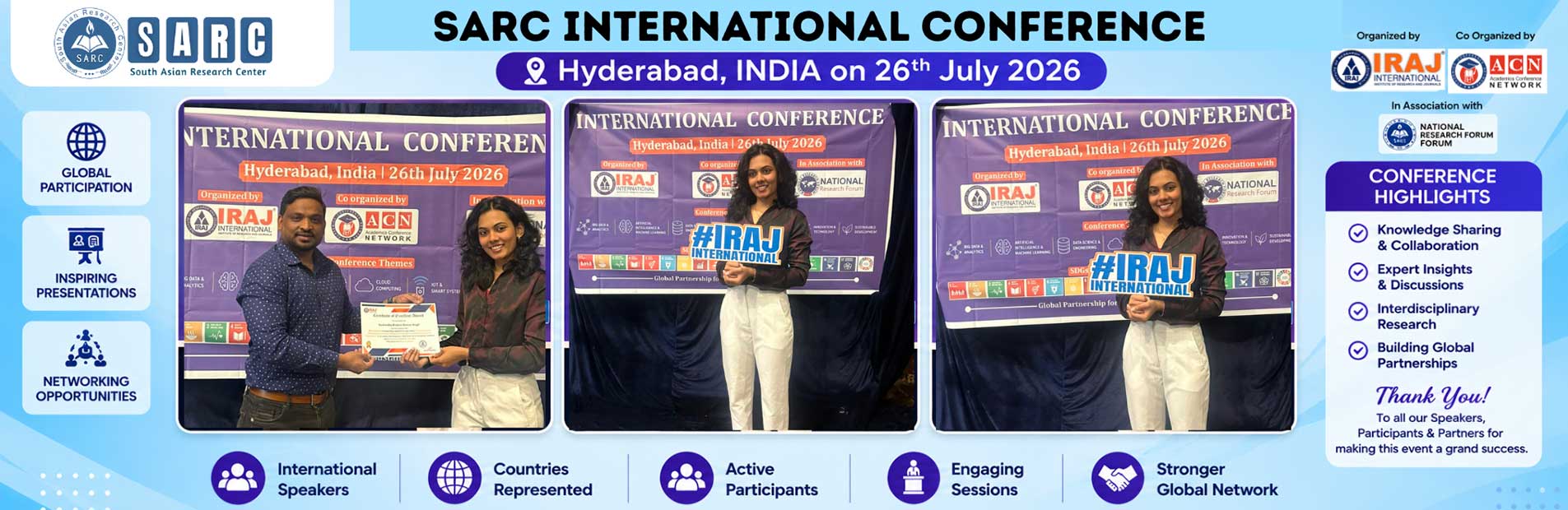 SARC International Conference Hyderabed India